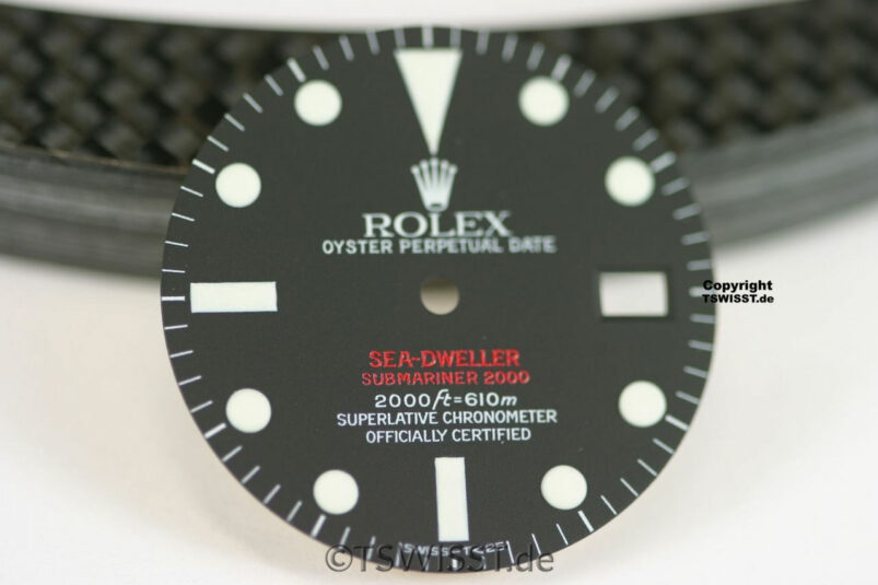 Rolex 1665 Sea-Dweller DR Service Dial