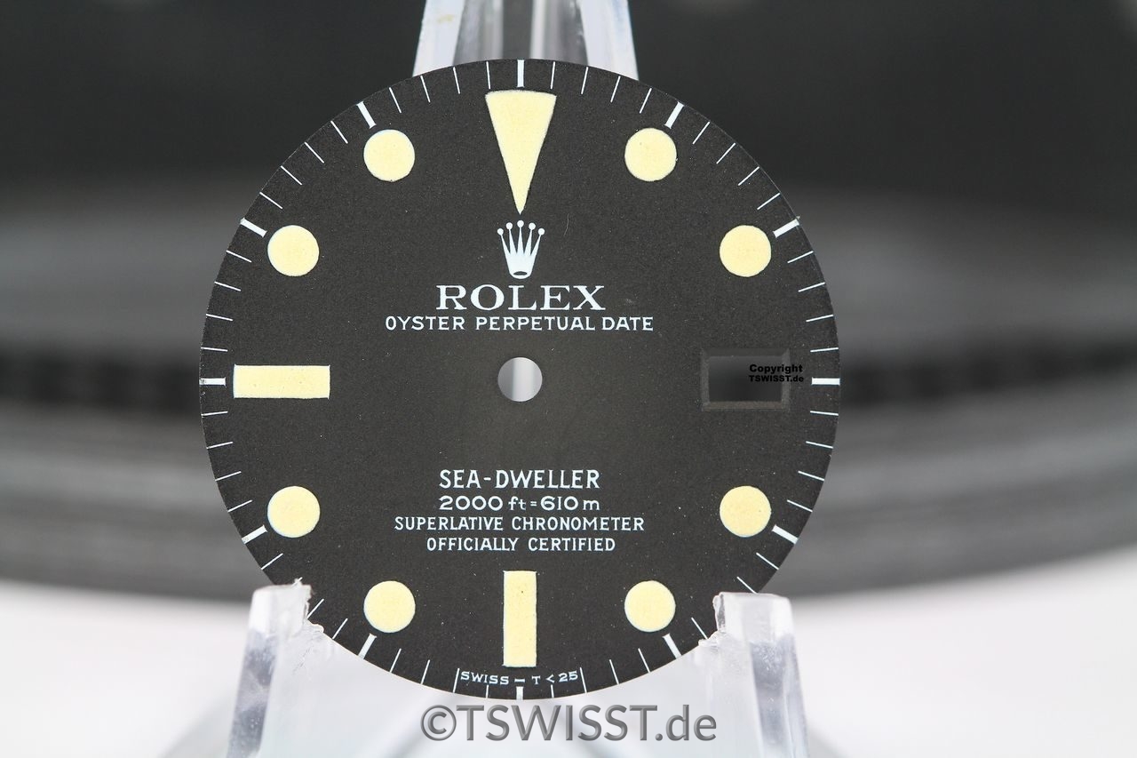 Rolex Sea Dweller 1665 dial