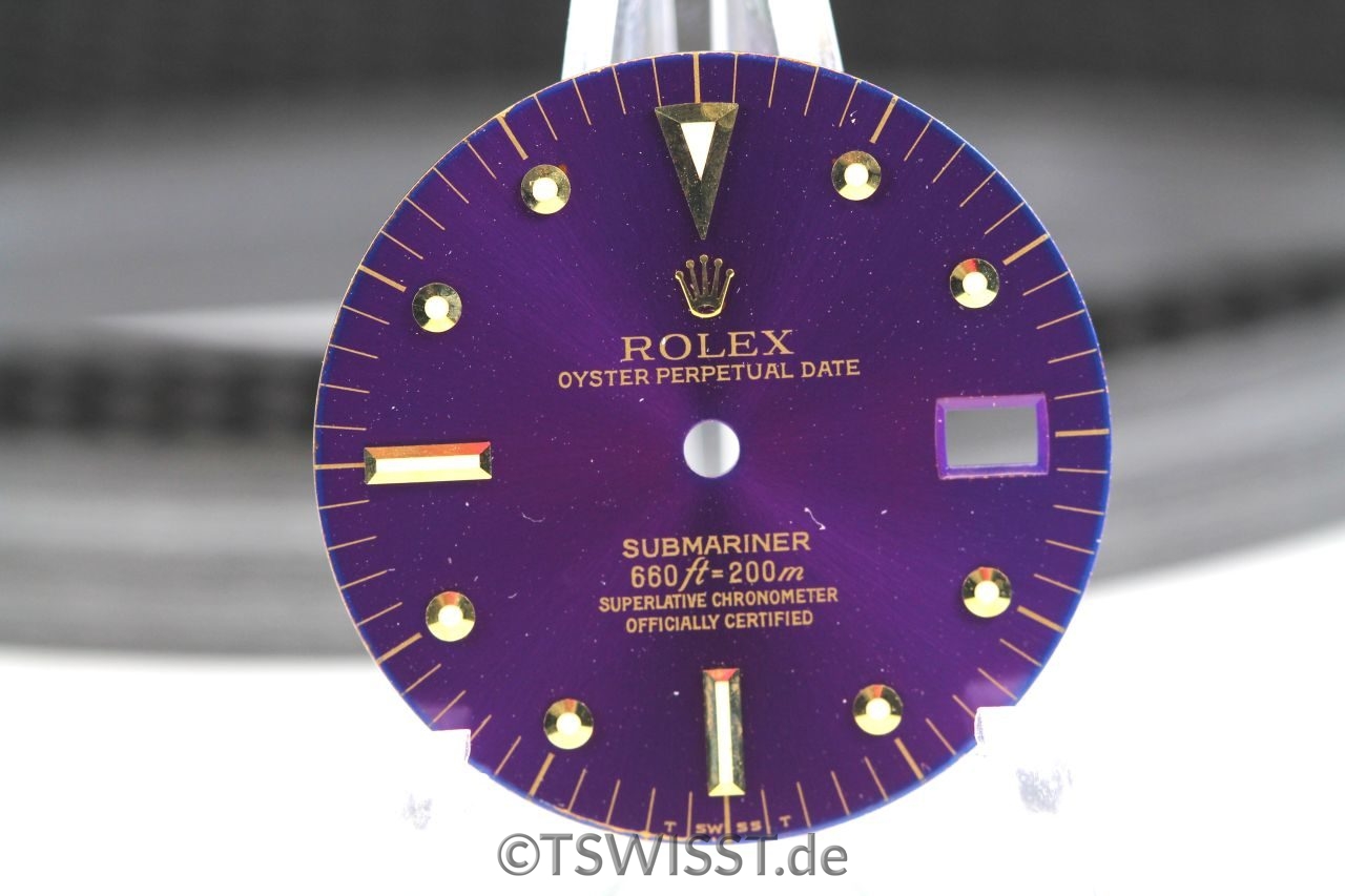 Purple faded 1680 Rolex dial