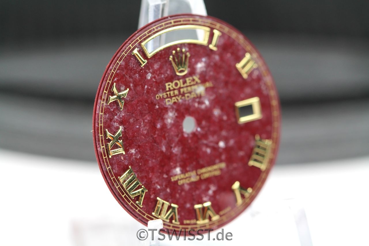 Rolex Turmalin Day-Date dial