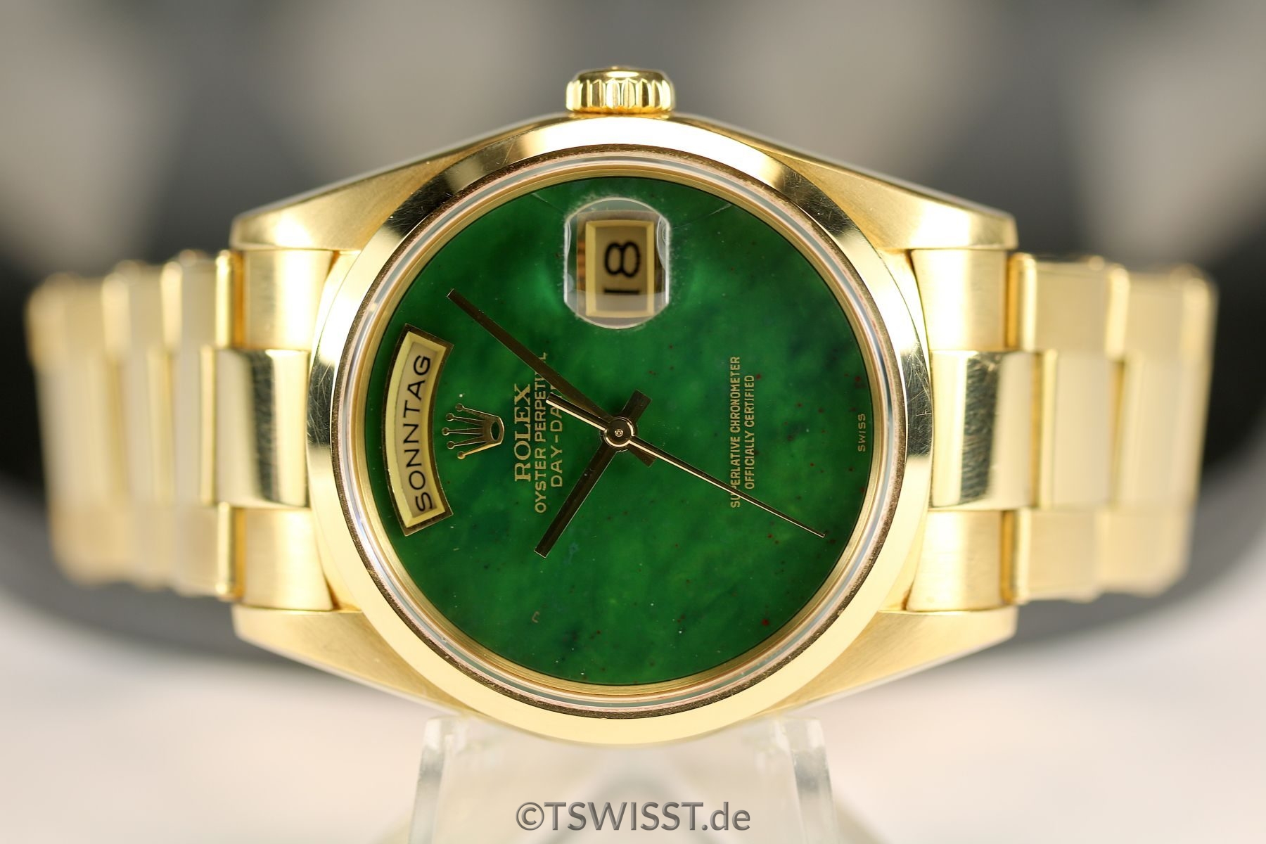 Rolex 18208 bloodstone