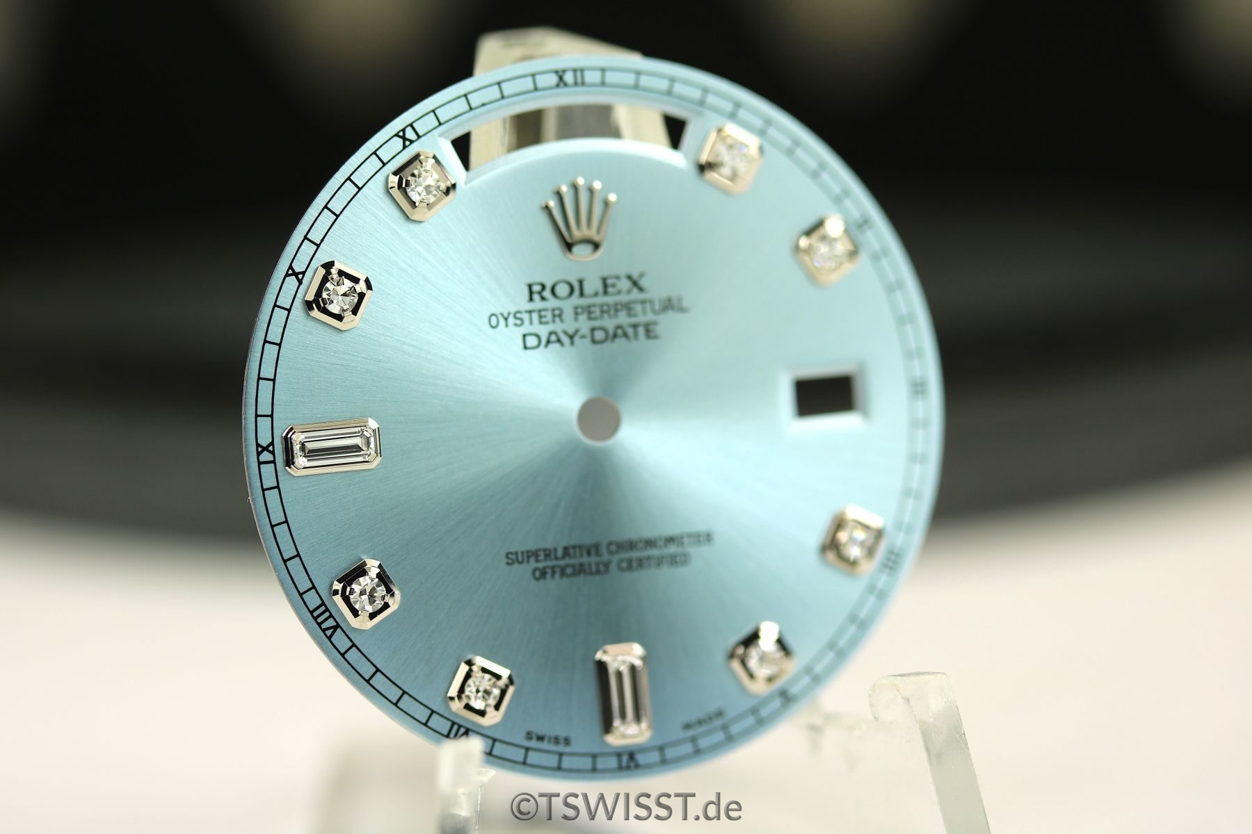 Rolex Day-Date II platin blue dial