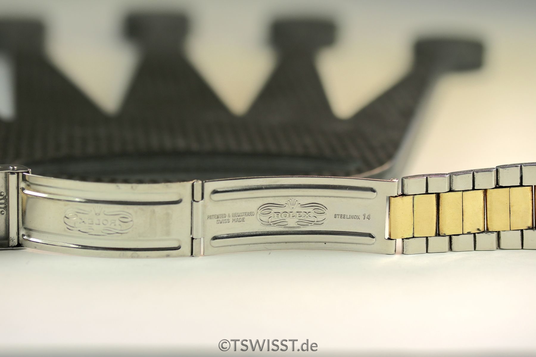 Rolex Faltband 7836 stahl / 14 Karat Gold – T SWISS T – The Missing Piece