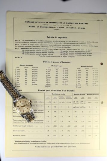 Datejust 6105 mit Papers