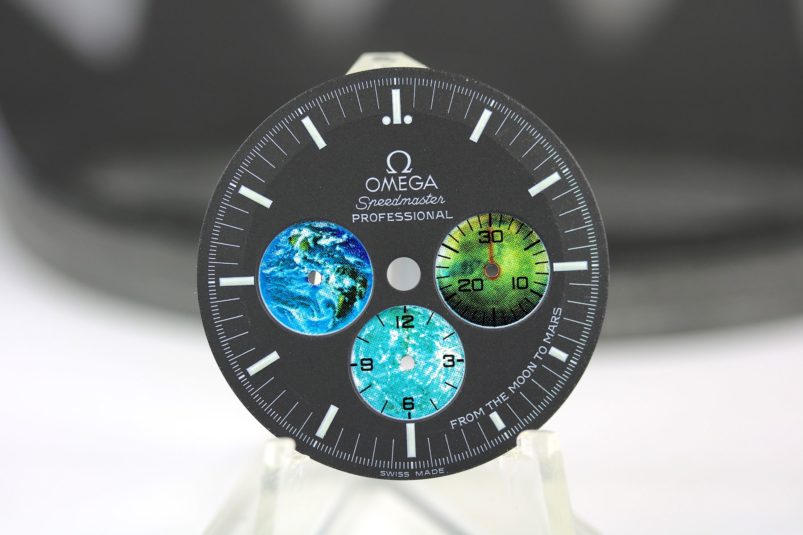 Omega from the moon to mars dial