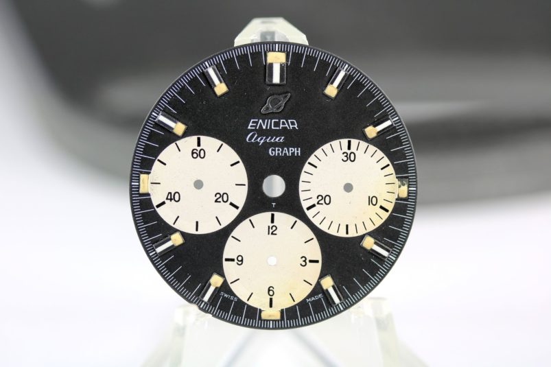 ENICAR Aquagraph dial