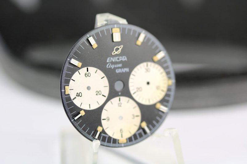 ENICAR Aquagraph dial