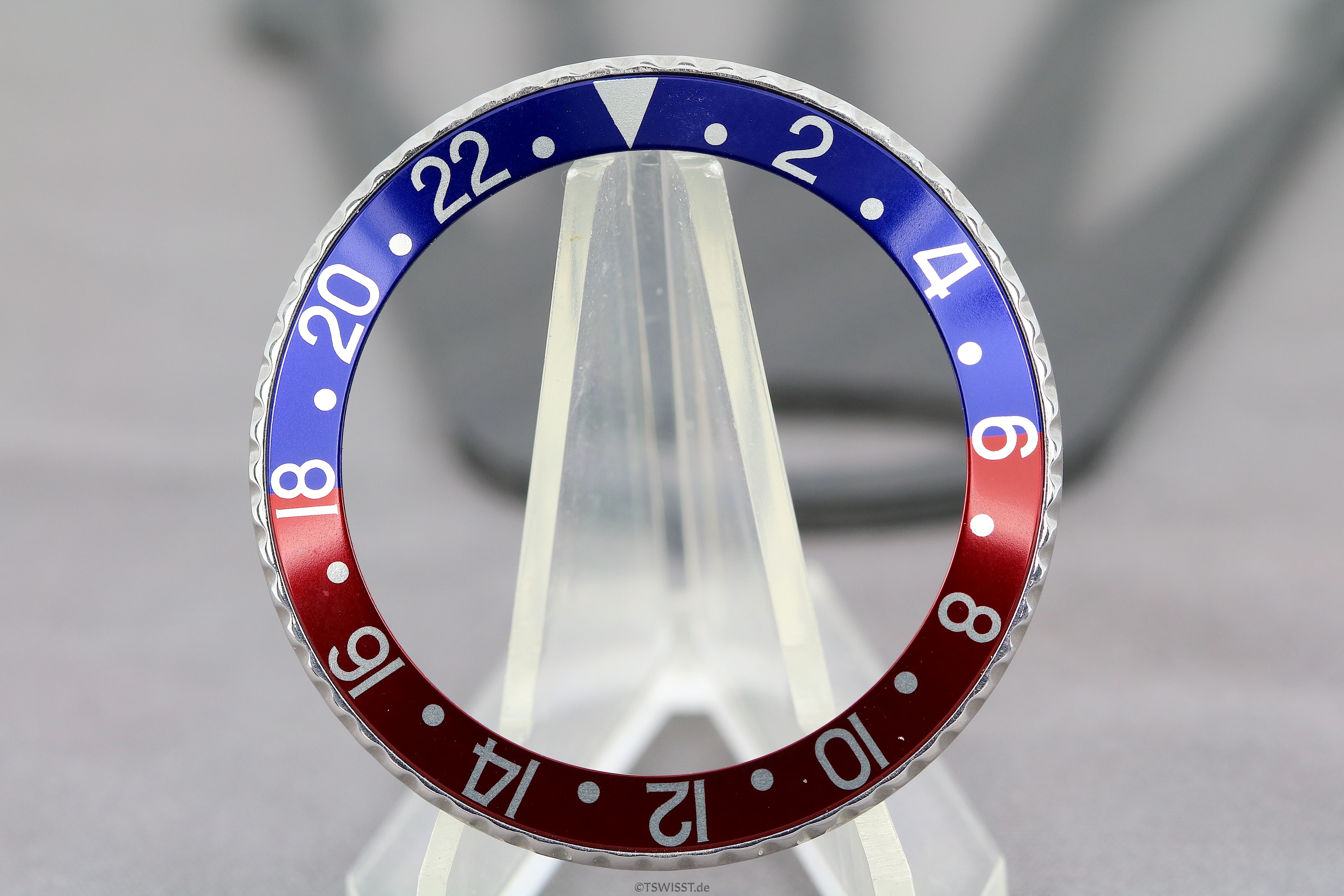 Rolex Lünette und Einlage für GMT 1675 / 16750 blue back „Pepsi 