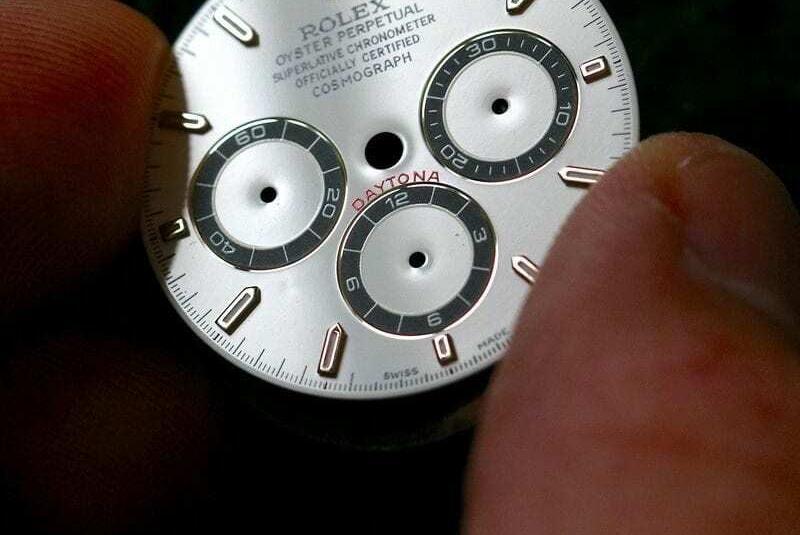 Rolex A & P serial 16520 dial