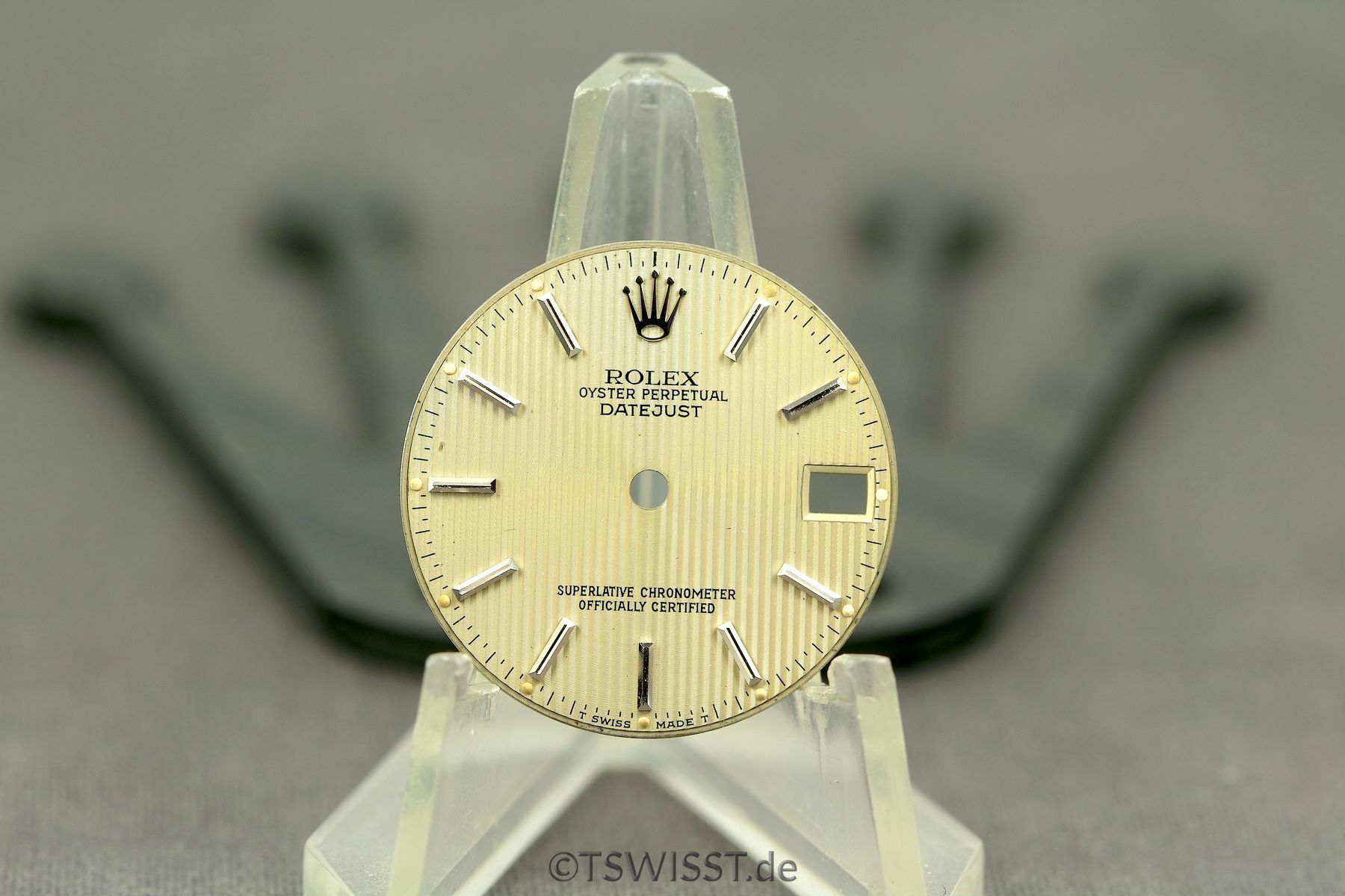 Rolex Zifferblatt fur OP Datejust Medium 31 mm Tapestry T SWISS T The Missing Piece